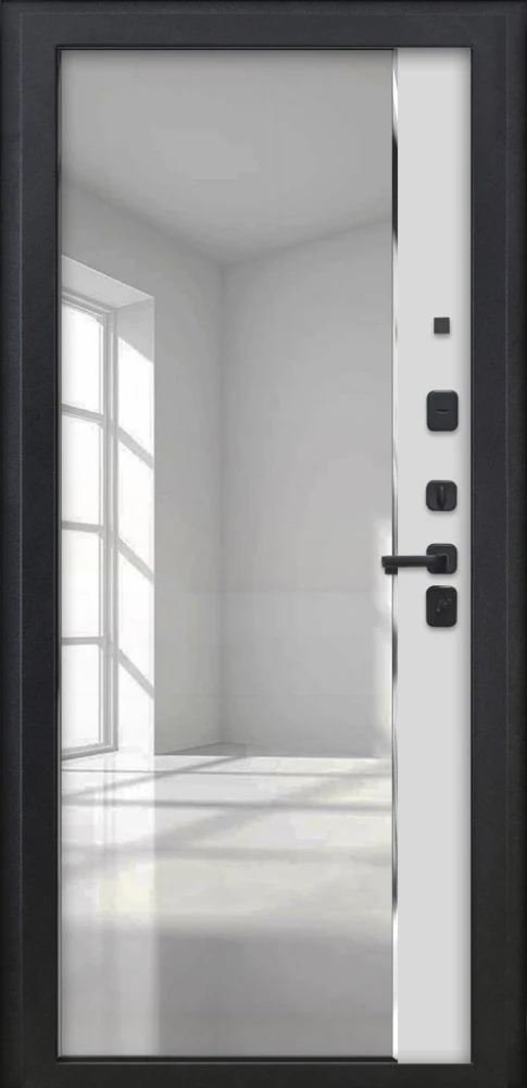 Входная дверь ДвериПРО L Термо ФЛЗ-618 белый матовый DPRO220891 внутренняя сторона